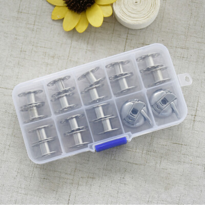 3 Pcs Sewing Machine Bobbin Case Thread Organizers and Storage Bobbins