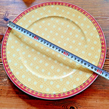 V&B SWITCH PLANTATION SAFRAN    Platzteller, runde Platte 30 cm VILLEROY&BOCH