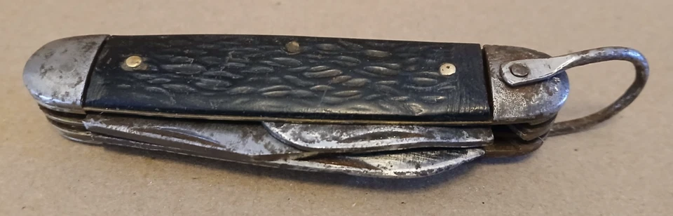 Vintage 1940s-50s Camillus New York Multi Tool Folding 3.7" Pocket Camp Knife - Image 2 of 4