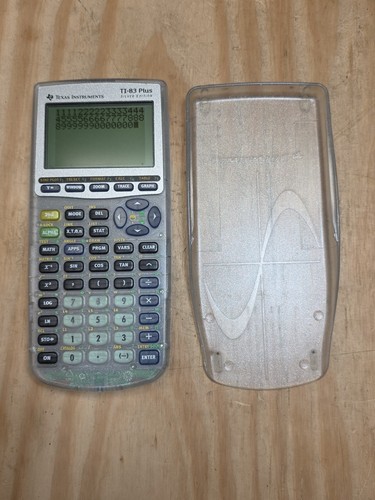 Texas Instruments TI-83 Plus Silver Edition graphischer Taschenrechner transparent - GETESTET