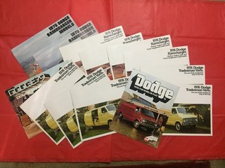 1970s DODGE "TRUCKS & VANS RAMCHARGER / TRADESMAN" Truck Brochures (LOT 13)