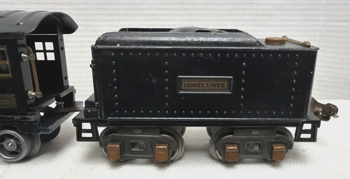 LOCOMOTIVE ET TENDER LIONEL AVANT GUERRE JAUGE O 262 AVEC VOITURES VOYAGEURS 607 607 608 - Photo 5/24