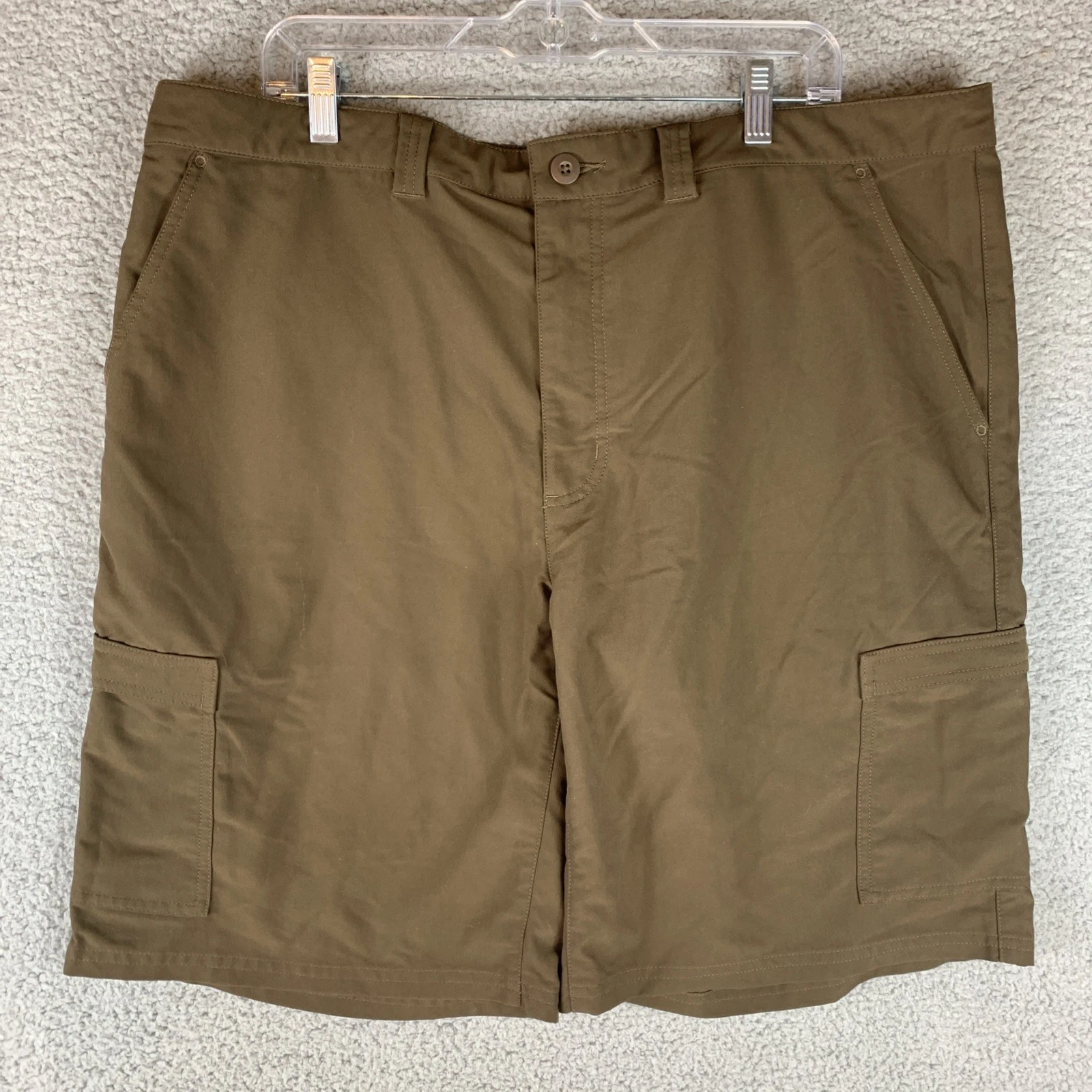 Patagonia Cargo Shorts Men's 40 Brown Outdoor Zippered Pockets