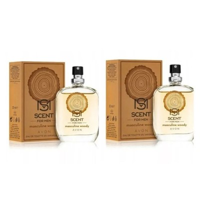 AVON Scent Masculine Woody für Männer Eau de Toilette 2x30 ml