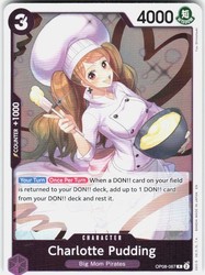 Charlotte Pudding (Reprint) OP08-067 Foil Rare - Premium Booster The Best Vol. 2