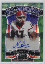2022 Leaf Valiant All-American Green Crystals /30 Nakobe Dean #AA-ND1 Auto ms9