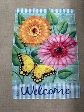 Welcome Decorative Flag NWOT