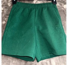 DSG Green Fleece Shorts Kids XS 6 7 Drawstring Athletic