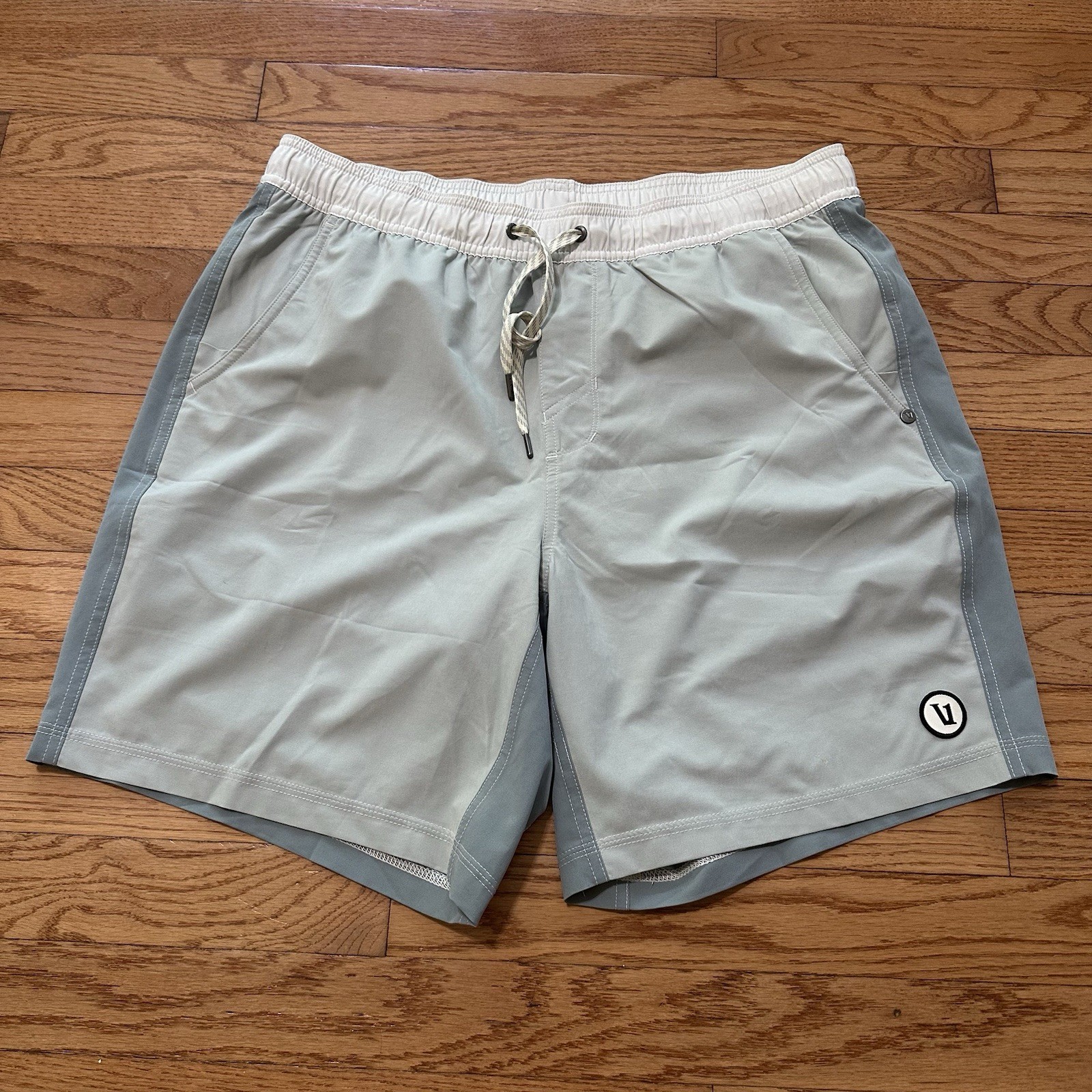 Vuori Kore Short Men's L Blue Gray Lightweight 7