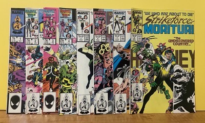 Marvel Strikeforce: Morituri Lot of 8 Vol 1 #1, 2, 3, 4, 5, 6, 7, 9 1986 & 1987