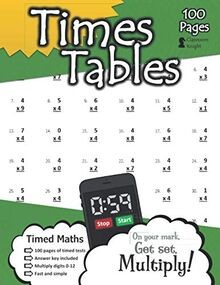 Times Tables: 100 Practice Pages - Timed Tests - Multipl... | Buch | Zustand gut