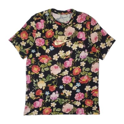 Nike NSW Floral Foamposite Crewneck Shortsleeve Men's T-Shirt Size