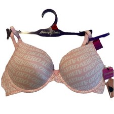 Aeropostale 34C Push Up Bra Logo Adjustable Straps Underwire NWT FREE SHIPPING