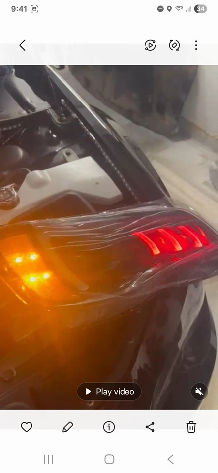 Faros personalizados Chrysler 300 2011-2023, luz de señal secuencial de color cambiante Foto 2 de 4