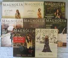 Lot of 8 Magnolia Journal Magazine Issue 3 4 5 6 7 8 9 10 Chip Joanna Gaines