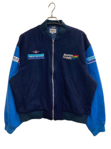 Benetton, Vintage Benetton Formula 1 Navy Jacket Size 52 ( L ~ XL) From Japan RENAULT TF