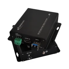 4KP30 HDMI & RS232 Serial Data to Fiber Converter 4K HDMI over Fiber Extender