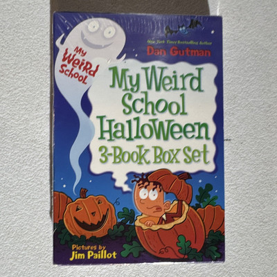 Dan Gutman My Weird School Halloween 3-Book Box Set Illustrated Ages 9-12