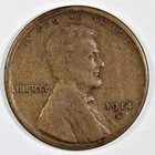 1914-S Lincoln Wheat Cent Semi-Key Date Rare Fine Free Shipping