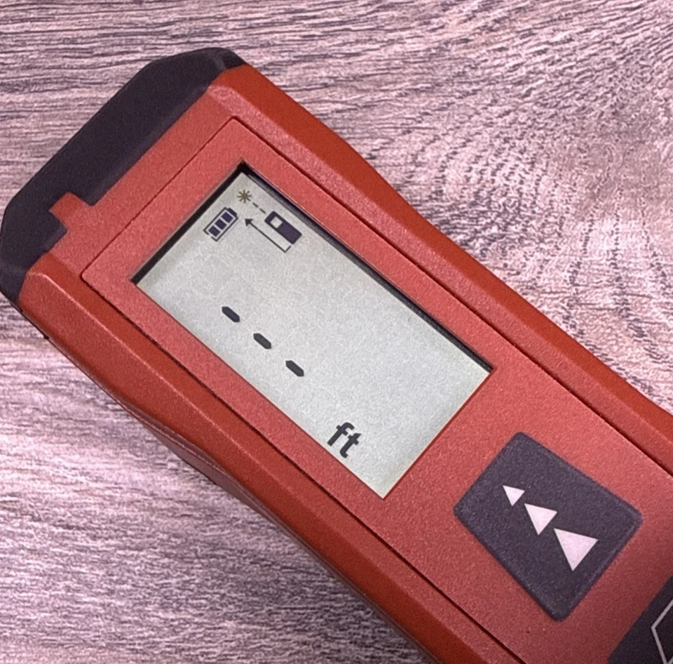 Medidor de alcance a laser Hilti modelo PD-S medidas de até 60 m/200 pés FUNCIONANDO - Imagem 3 de 4