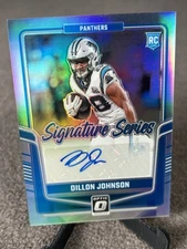 Dillon Johnson 2024 Donruss Optic Signature Series #SSH-DJN RC Holo Prizm