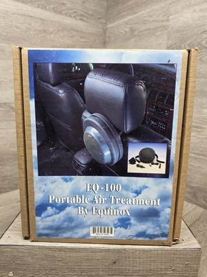 Equinox EQ-100 Portable Car/Truck HEPA Air Purifier Cleaner Filter New!!