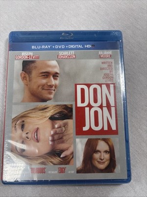 Don Jon (Blu-Ray/DVD/Digital, 2013) 2-Disc Set Gordon-Levitt Johansson SEALED!