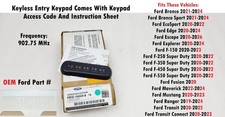 New Oem 2020-2023 Ford F150 Explorer Keyless Entry Keypad Door Lock Kb3z14a626b