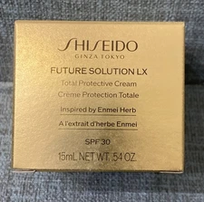 Shiseido~Future Solution LX~Total Protective Cream~SPF 30~15ml / .54oz~NIB~