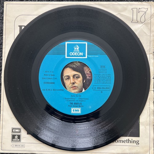 The Beatles – Something / Come Together 7'' Vinyl SPAIN 1976 TESTED VG+/VG VIDEO - Picture 3 of 8