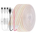 5V USB Neon COB LED Strip Lights 320LEDs High Density Flex Tape Bar Linear Light