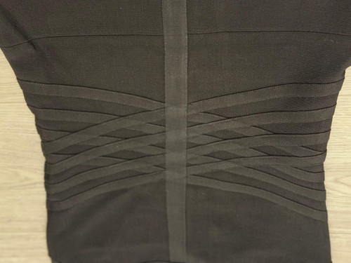 bebe Black Bandage Bodycon Dress – Size 4 - good condition - Picture 5 of 11