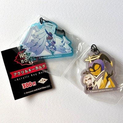 Parade Hazbin Hotel Acrylic Keychain Set of 2, Adam & Lute, Charlotte & EmilyP