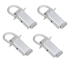 4PK Trailer Stake Pocket w/Outward Protruding 5/8"Forged D Ring 5400lbs WLL