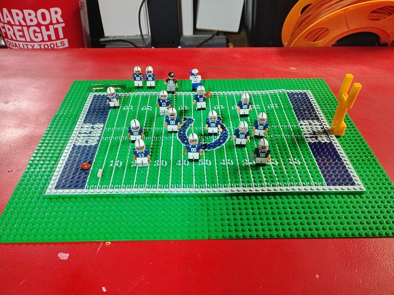 OYO Indianapolis Colts Football Field Brick Lot: Figures & Parts - LUCK, HILTON