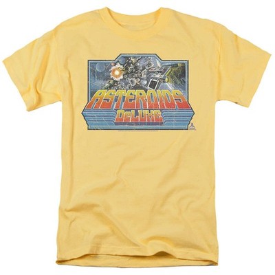 Atari Asteroids Deluxe Licensed Adult Unisex T-Shirt Regular Fit Tee SM-3X