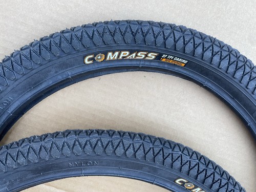 20'' x 1,95 Fahrradreifen, Schläuche COMPASS schwarz Kreuzgewinde Street BMX GT Dyno - Bild 5 von 6