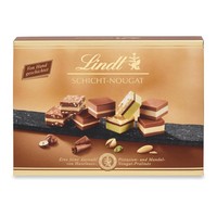 Lindt Schokolade Schichtpralinen Mandel Haselnuss Pistazie Nougat Mischung 125G