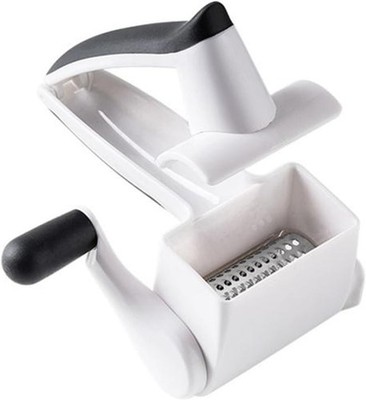 Classic Rotary Cheese Grater,Hand Crank Cheese Shredder- Vegetable, Chocolate,