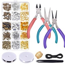 Jewelry Repair Kit with Jewelry Pliers, Jewelry Making Tools, Beading String ...