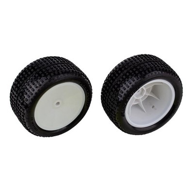 Team Associated RB10 RTR Rear Wheels and Tires, mounted / AE72019