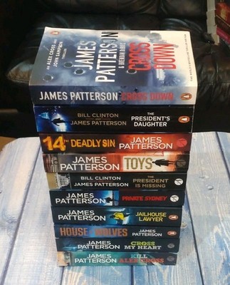 10 x James Patterson Paperback Books - (Bundle Job Lot) #1