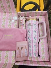 Stanley x LoveShackFancy 40 Quencher H2.0 Flowstate Tumbler BLOOMING HEIRLOOM