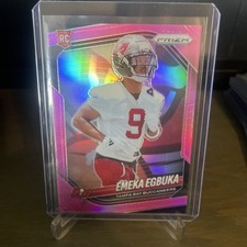2025 Panini Prizm Emeka Egbuka Pink Prizm Rookie Tampa Bay Buccaneers 