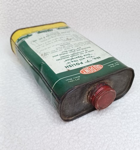 Vintage DuPont Can Auto Polish And Cleaner "7" Advertising Metal Can Made In USA - Picture 17 of 24