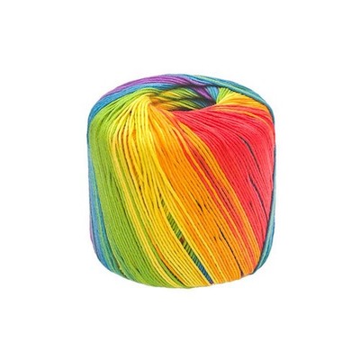 2X(40G/Ball aus buntem Baumwollgarn in der Spitze Farbverlauf Garn9337