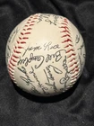 1980 ? Boston Red Sox Signed Team Baseball STAMPED