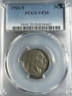 1926-S buffalo nickel PCGS VF20.