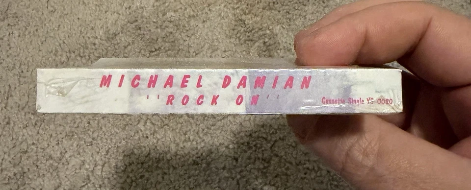 Michael Damian - Rock On - 1989 - A&M - Sealed Cassette Single - Image 3 of 4