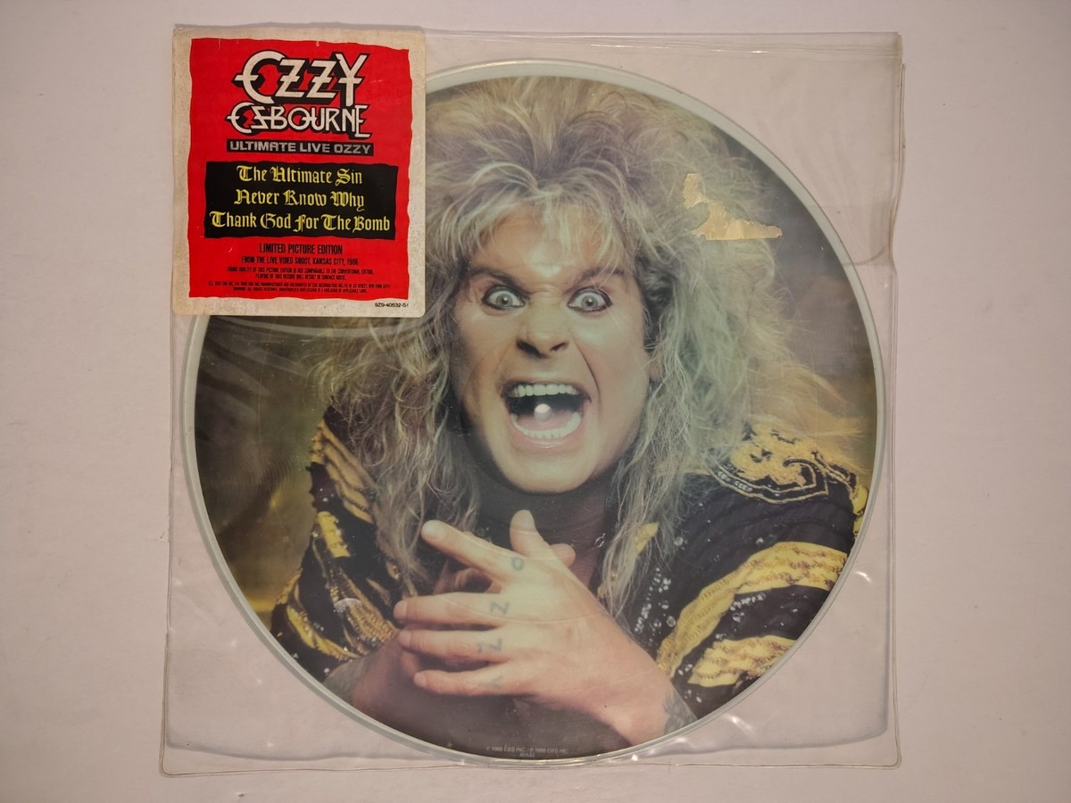 Ozzy Osbourne Ultimate Live Ozzy Vinyl Limited Picture Disc